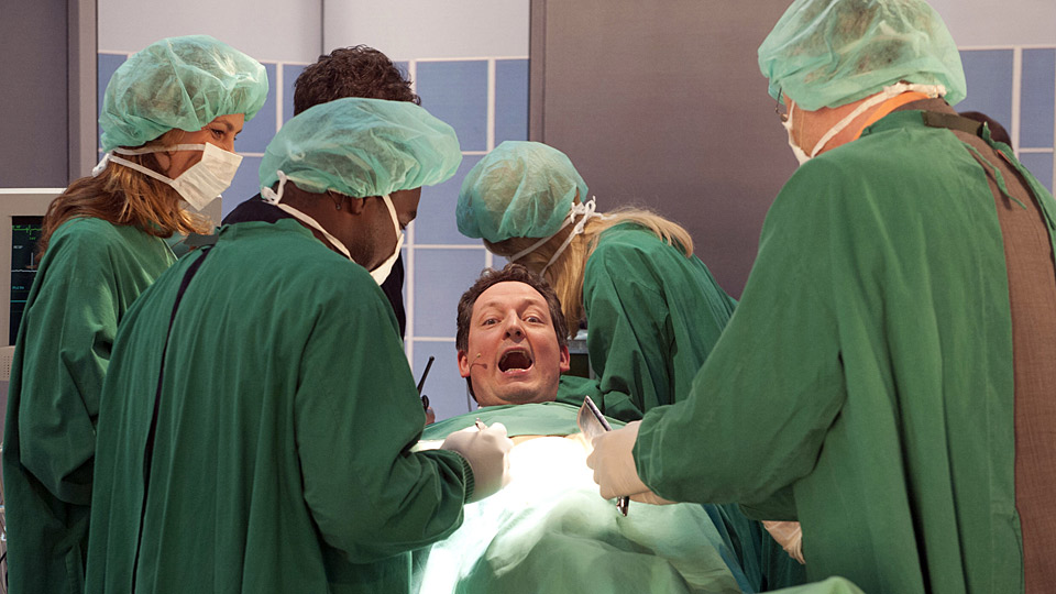 v.l.n.r. Sarah Wiener und Nelson Müller, Judith Rakers und Matze Knop, Sabine Postel und Sven Plöger