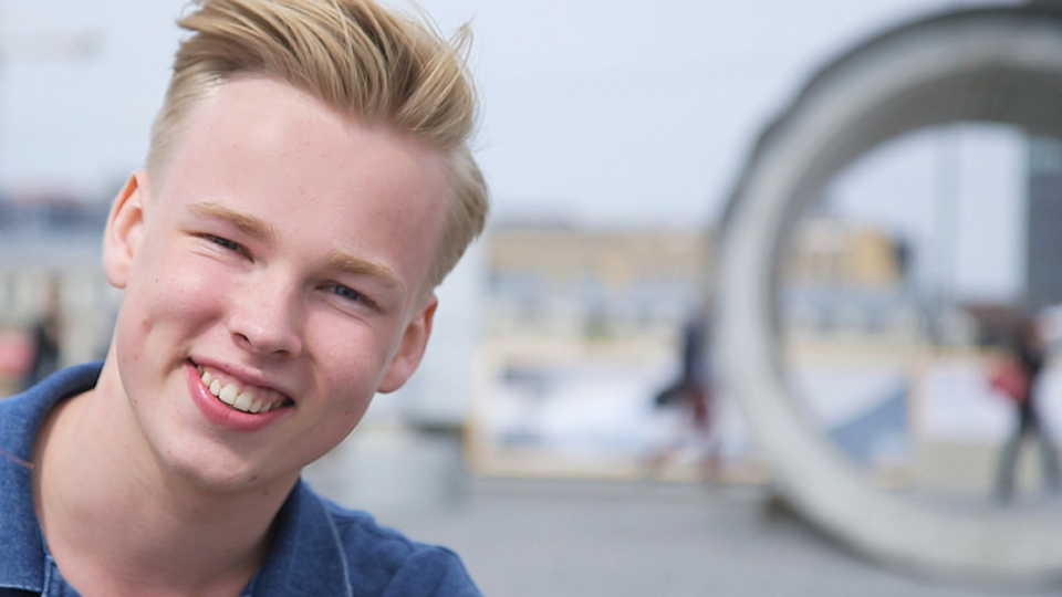 Der 17-jährige Geiger Ludivg Gudim spielt für Norwegen