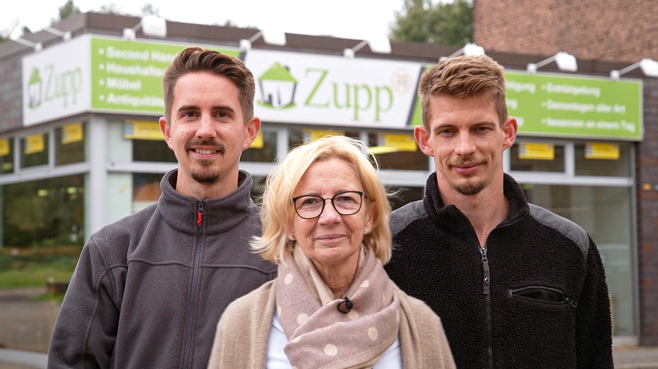 v.l.n.r.: Alexander Zupp, Silke Zupp und Andre Zupp. | Bildquelle: WDR/Sebastian Basten/Fandango Film und TV Produktions GmbH v.l.n.r.: Alexander Zupp, Silke Zupp und Andre Zupp.