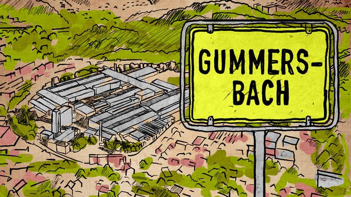 Illustration der Stadt Gummersbach | Bildquelle: WDR/ Marc Trompetter Illustration der Stadt Gummersbach