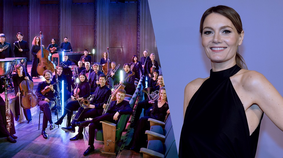 Martina Hill und das WDR Funkhausorchester | Bildquelle: WDR/Herby Sachs/Max Kohr/Dominik Mentzos Martina Hill und das WDR Funkhausorchester