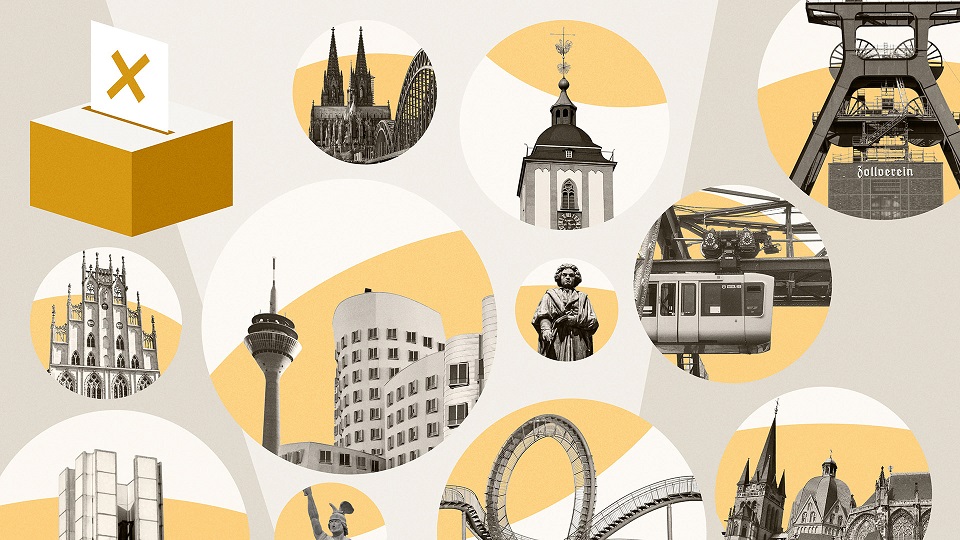 Keyvisual NRW-Kommunalwahlen 2025