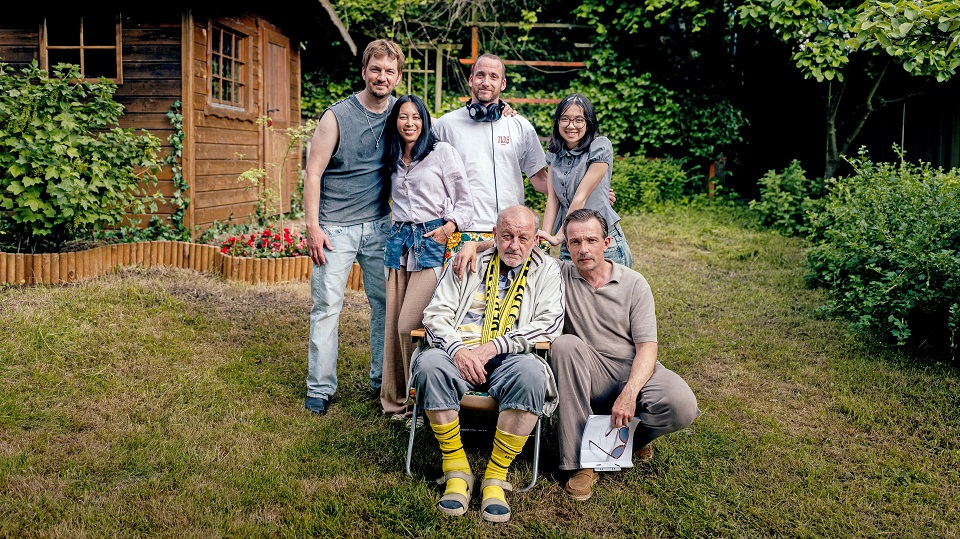 Onkel Ruben und das Loch im Garten Drehstartfoto