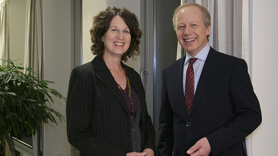 Brigitte Härimg & Tom Buhrow | Bildquelle: WDR/Sachs Brigitte Härimg & Tom Buhrow