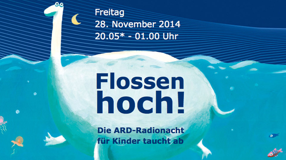 ARD-Radionacht für Kinder 2014: "Flossen hoch" | Bildquelle: WDR ARD-Radionacht für Kinder 2014: "Flossen hoch"