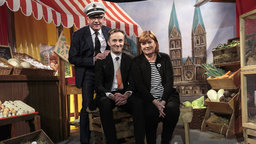 Götz Alsmann (l) und Christine Westermann mit Gast Jan Böhmermann (M) | Bildquelle: WDR/Ben Knabe Götz Alsmann (l) und Christine Westermann mit Gast Jan Böhmermann (M)