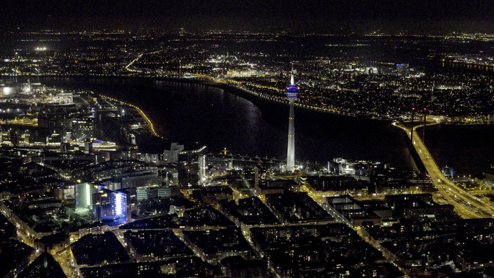NRW bei Nacht