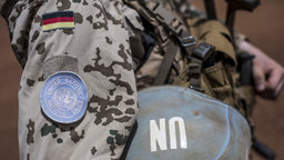 Deutscher UN-Soldat im Einsatz in Mali