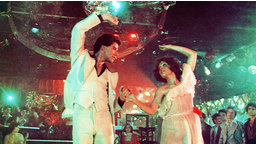 Der Tanzfilm "Saturday Night Fever" mit John Travolta and Karen Lynn Gorney (1977).