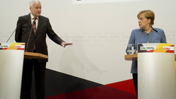 Angela Merkel und Seehofer