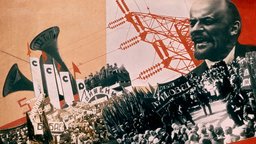 "Aufbau der UDSSR" - Fotomontage von Alexander Rodtschenko | Bildquelle: akg-images "Aufbau der UDSSR" - Fotomontage von Alexander Rodtschenko