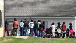 Bayerisches Transitzentrum fu r Asylsuchende in Manching