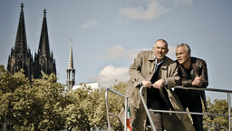 Kommissare Max Ballauf (Klaus J. Behrendt, r) und Freddy Schenk (Dietmar Bär)