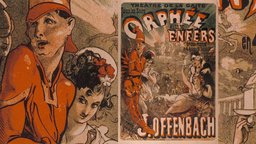 Plakat: Jaques Offenbach, Orpheus in der Unterwelt
