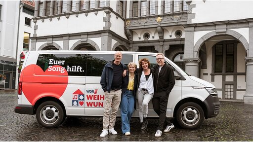 v.l.n.r. Thomas Bug, Sabine Heinrich Steffi Neu, Jan Malte Andresen