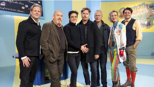 v.l.n.r.: Jan Kruse (Produzent Bavaria Fiction), Dietmar Bär ( Freddy Schenk ), Isabell uba (Regisseurin), Götz Bolten (Redakteur WDR), Klaus J. Behrendt ( Max Ballauf ), Silvina Buchbauer ( Caro Anders ), Max Giering ( Frank Anders )