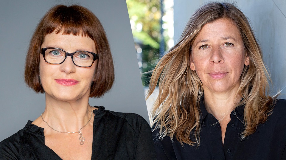 Produzentin Eva Holtmann und Redakteurin Ankel Hirschel