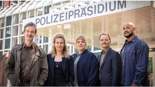 Jörg Hartmann (Rolle Peter Faber), Alessija Lause (Ira Klani ), Stefanie Reinsperger (Rosa Herzog), Stefan Konarske (Daniel Kossik), Malick Bauer (Otto Pösken)